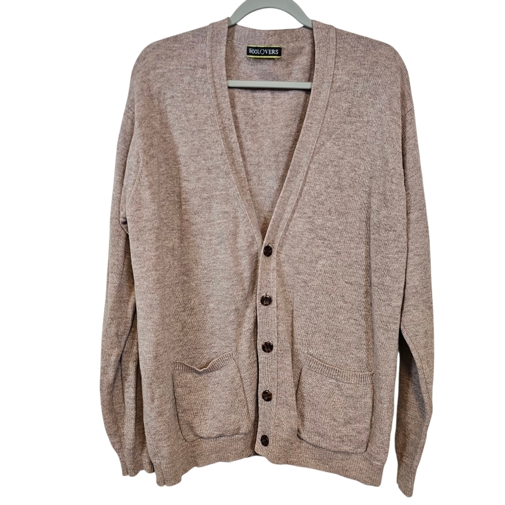 WoolOvers Wool Button Down Cardigan Sweater